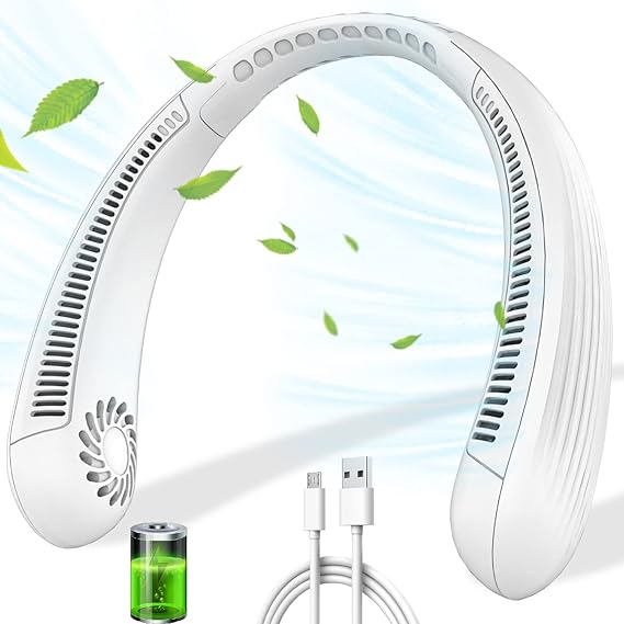 NECK FAN PORTABLE. 3 Speeds